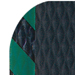 Black with Green border